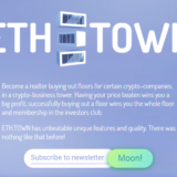 「ETH.TOWN（イーサタウン）」３投身キャラで競う不動産投資シュミレーション！
