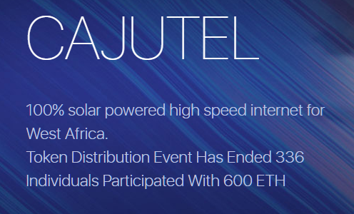 「Cajutel（カジュテル）」西アフリカのローカル市場向けの太陽光発電インターネット！